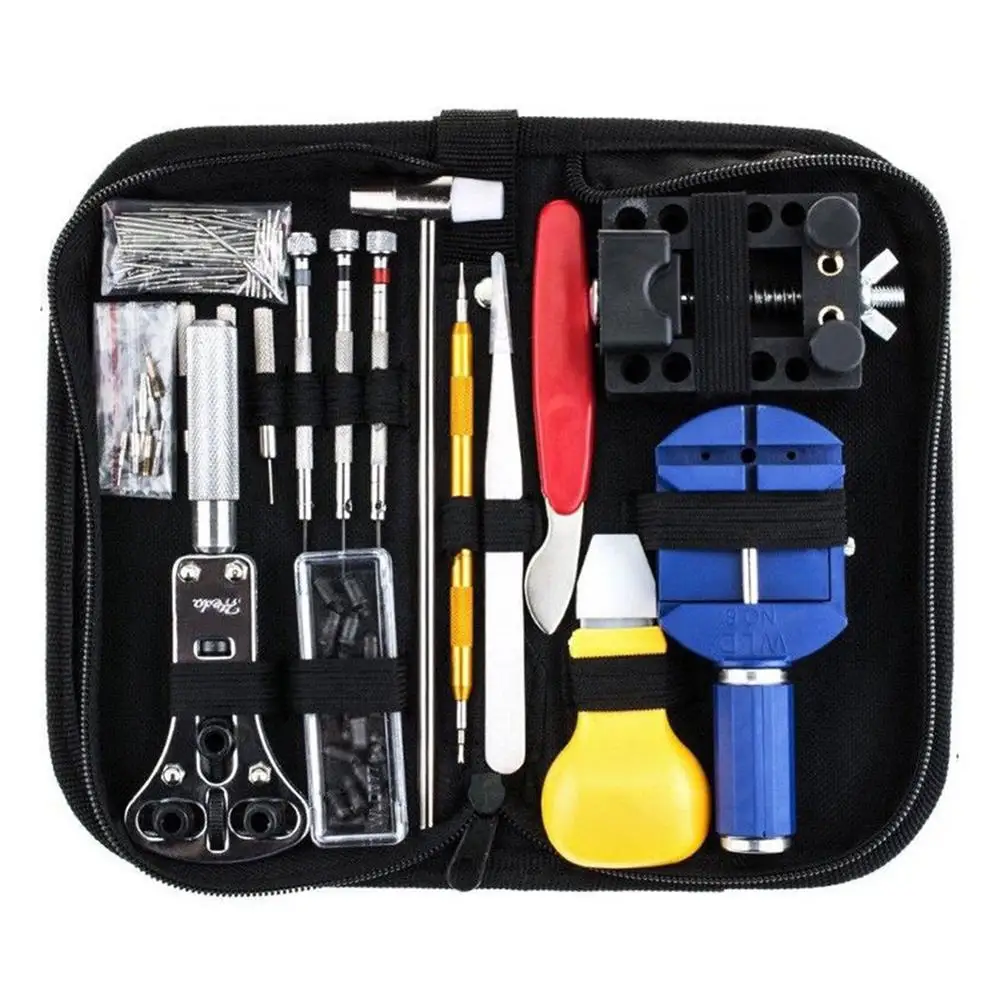 147pcs/set Watch Repair Tool Kit spring bar locking device watch bands replacement stainless steel watch accessories
147pcs/set Watch Repair Tool Kit spring bar locking device watch bands replacement stainless steel watch accessories