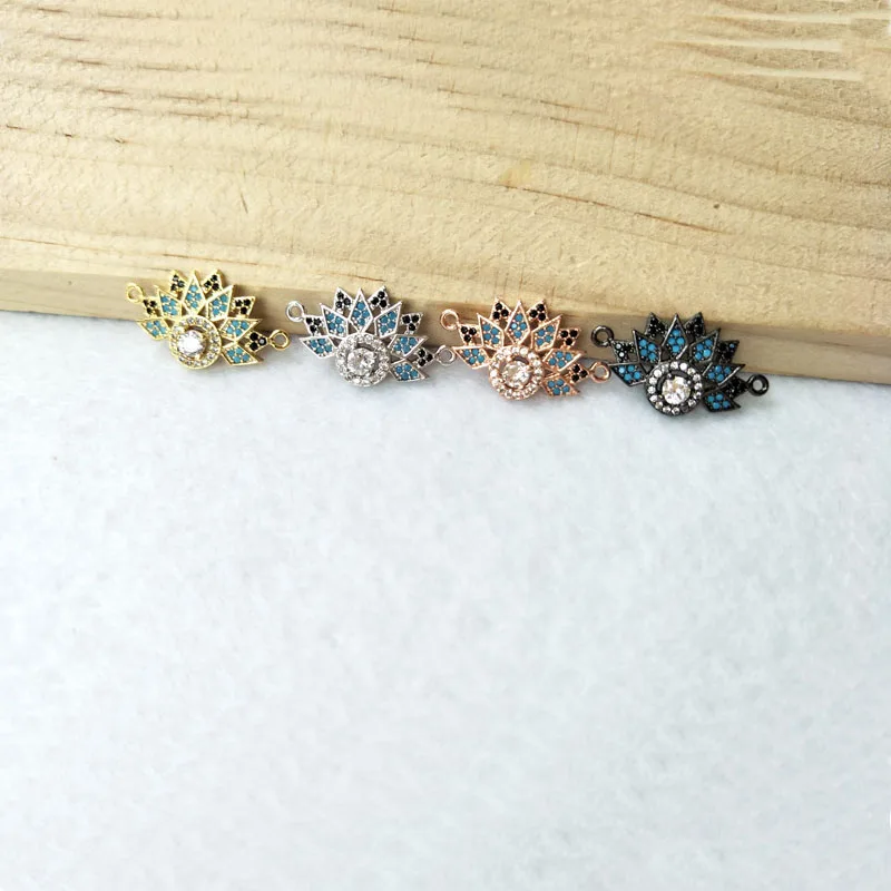 5pcs CZ zircon Micro Pave Lucky eyes Connector,Double Bails Beads Charm,for DIY Bracelets Jewelry Finding CT307
5pcs CZ zircon Micro Pave Lucky eyes Connector,Double Bails Beads Charm,for DIY Bracelets Jewelry Finding CT307