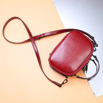 2019 Hot Sale New Fashion Genuine Leather Zipper Retro Ladies Bag Women Small Messenger Shoulder Bags Simple Bag Handbag
2019 Hot Sale New Fashion Genuine Leather Zipper Retro Ladies Bag Women Small Messenger Shoulder Bags Simple Bag Handbag
