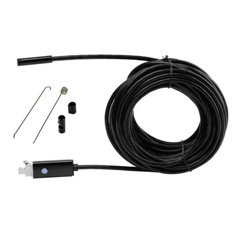 2/5/10M 5.5mm Lens 2IN1 USB Cable Mini Inspection Camera Snake Tube 6LED Waterproof Endoscope Borescope Inspection Camera AU9b
2/5/10M 5.5mm Lens 2IN1 USB Cable Mini Inspection Camera Snake Tube 6LED Waterproof Endoscope Borescope Inspection Camera AU9b