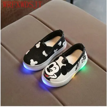 Kids Shoes With Light Princess Girls Led Sneakers Spring/Autumn Breathable Fashion Boys Mickey Shoes Canvas Soft Girls Shoes
Kids Shoes With Light Princess Girls Led Sneakers Spring/Autumn Breathable Fashion Boys Mickey Shoes Canvas Soft Girls Shoes