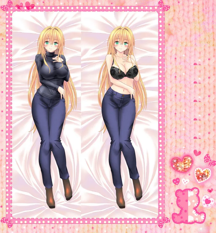 Anime Cartoon To Love Ru Darkness Double Bolster Hugging Pillow Case Cover Pillowcase Peach Skin 2 Way / WT No.4086
Anime Cartoon To Love Ru Darkness Double Bolster Hugging Pillow Case Cover Pillowcase Peach Skin 2 Way / WT No.4086