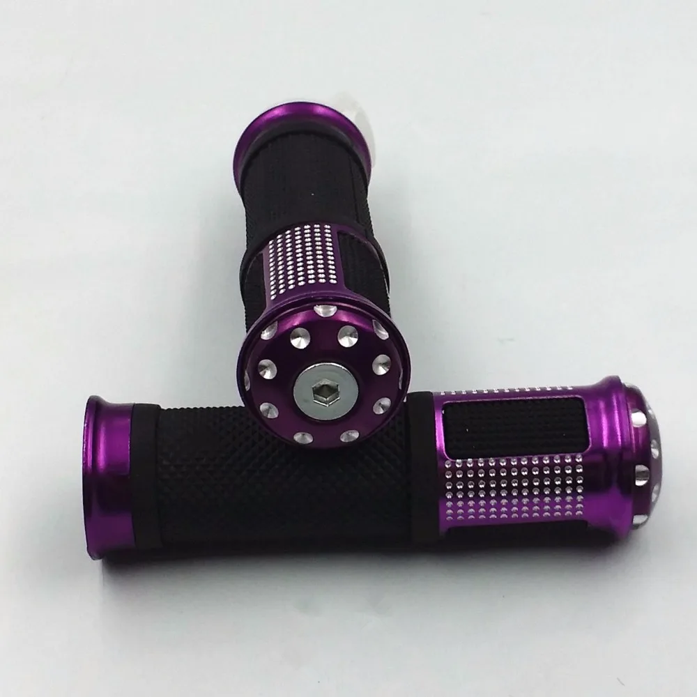 Purple 7/8" 22mm Handlebar Rubber Single Throttle Hand Grips For Honda Kawasaki Suzuki Yamaha Ninja KTM KX KLX KLR YZF YZ ATV
Purple 7/8" 22mm Handlebar Rubber Single Throttle Hand Grips For Honda Kawasaki Suzuki Yamaha Ninja KTM KX KLX KLR YZF YZ ATV