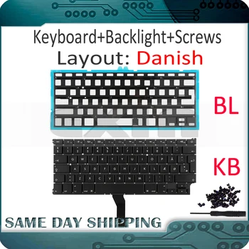 New for Apple Macbook Air 11" A1370 A1465 Danish Danmark Denmark Keyboard with Backlight Backlight + Screws 2011-2015 Year
New for Apple Macbook Air 11" A1370 A1465 Danish Danmark Denmark Keyboard with Backlight Backlight + Screws 2011-2015 Year