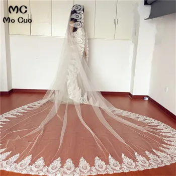 In Stock Ready High-End New 3M Cathedral Long Wedding Veils Special Appliques Bridal Veil Wedding Accessories Bride Wedding Veil
In Stock Ready High-End New 3M Cathedral Long Wedding Veils Special Appliques Bridal Veil Wedding Accessories Bride Wedding Veil