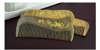 comb Personal care tools DIY Hairdressing apparatus Wooden green sandalwood massage straight hair painted in gold 
comb Personal care tools DIY Hairdressing apparatus Wooden green sandalwood massage straight hair painted in gold