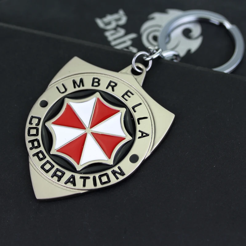 2017 Resident Evil Keychain Red Umbrella Key Ring Umbrella Corporation Logo Metal Key Chain Chaveiro Movie Souvenirs
2017 Resident Evil Keychain Red Umbrella Key Ring Umbrella Corporation Logo Metal Key Chain Chaveiro Movie Souvenirs
