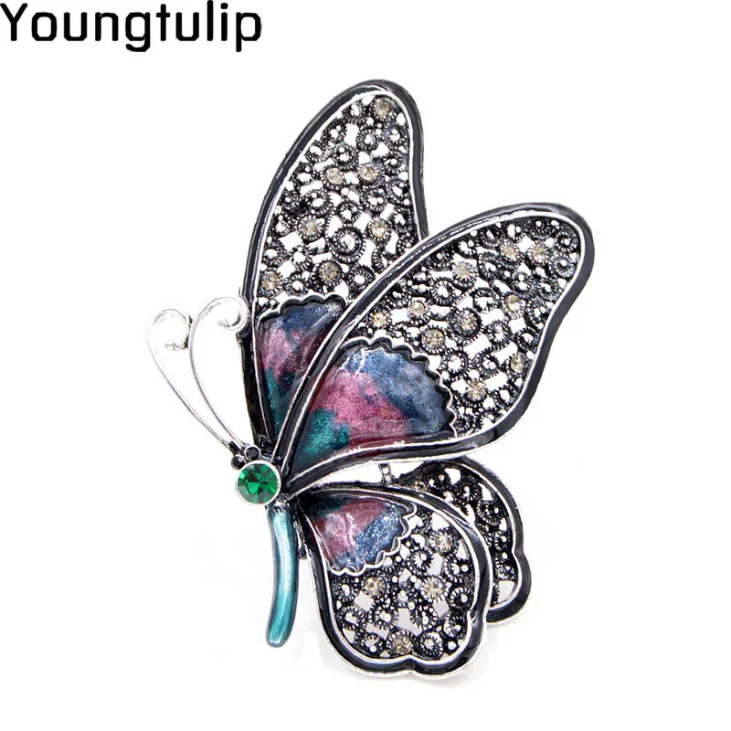 Young Tulip Bright Exquisite Butterfly Brooches For Women Beautiful Zircon Crystals Jewelry Sweaters Dress Accessory Gift
Young Tulip Bright Exquisite Butterfly Brooches For Women Beautiful Zircon Crystals Jewelry Sweaters Dress Accessory Gift