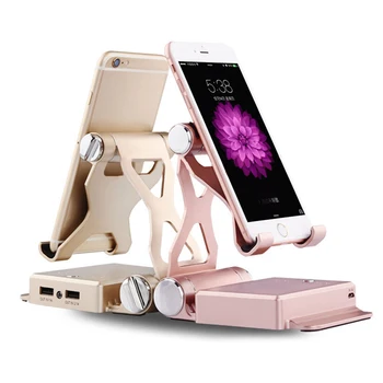 Multi-function 2 in 1 Foldable Smart Phone Holder Power Bank Charger 10400mAh Power bank Tablet PC holder stand mount for iphone
Multi-function 2 in 1 Foldable Smart Phone Holder Power Bank Charger 10400mAh Power bank Tablet PC holder stand mount for iphone
