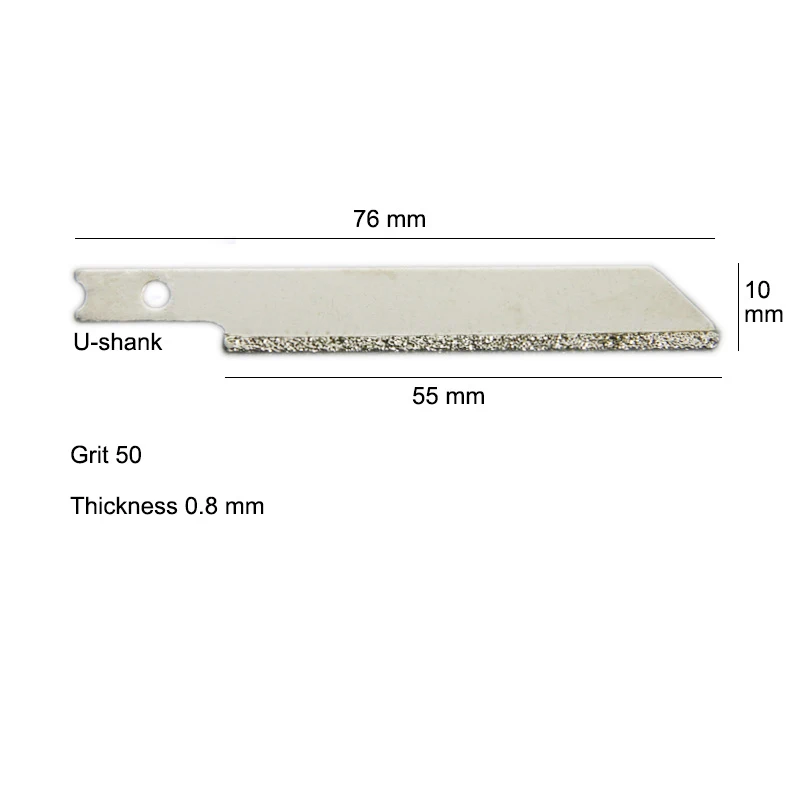 76mm Diamond Jig Saw Blades for Granite Cutting with U-shank Grit 50-2