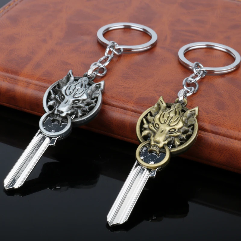 Final Fantasy Cloud Strife Wolf Key Pendants Key Chains Game Jewelry Keyring Charms Key Holder
Final Fantasy Cloud Strife Wolf Key Pendants Key Chains Game Jewelry Keyring Charms Key Holder