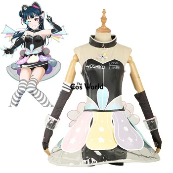 Love Live Sunshine Aqours Tsushima Yoshiko Cyber Video Games Tee Tube Top Dress Uniform Outfit Anime Cosplay Costumes
Love Live Sunshine Aqours Tsushima Yoshiko Cyber Video Games Tee Tube Top Dress Uniform Outfit Anime Cosplay Costumes