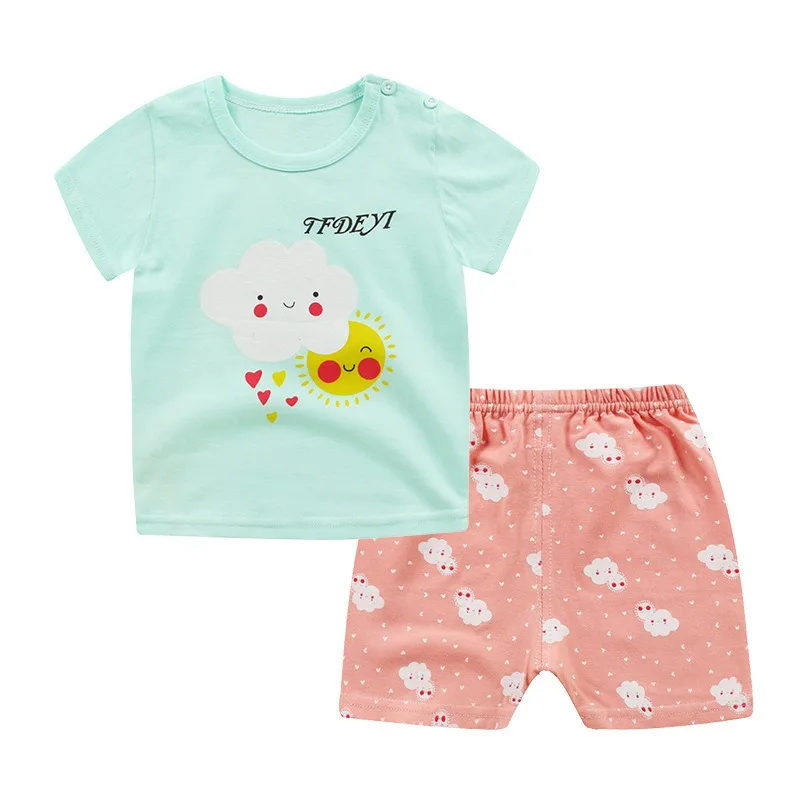 Baby girls boys clothes set cotton kids summer short sleeve children clothing sets cartoon children suit
Baby girls boys clothes set cotton kids summer short sleeve children clothing sets cartoon children suit