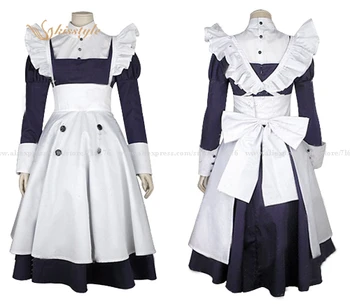 Kisstyle Fashion Black Butler Mey Rin Uniform Clothing Cosplay Costume Apron Dress, Any Size
Kisstyle Fashion Black Butler Mey Rin Uniform Clothing Cosplay Costume Apron Dress, Any Size