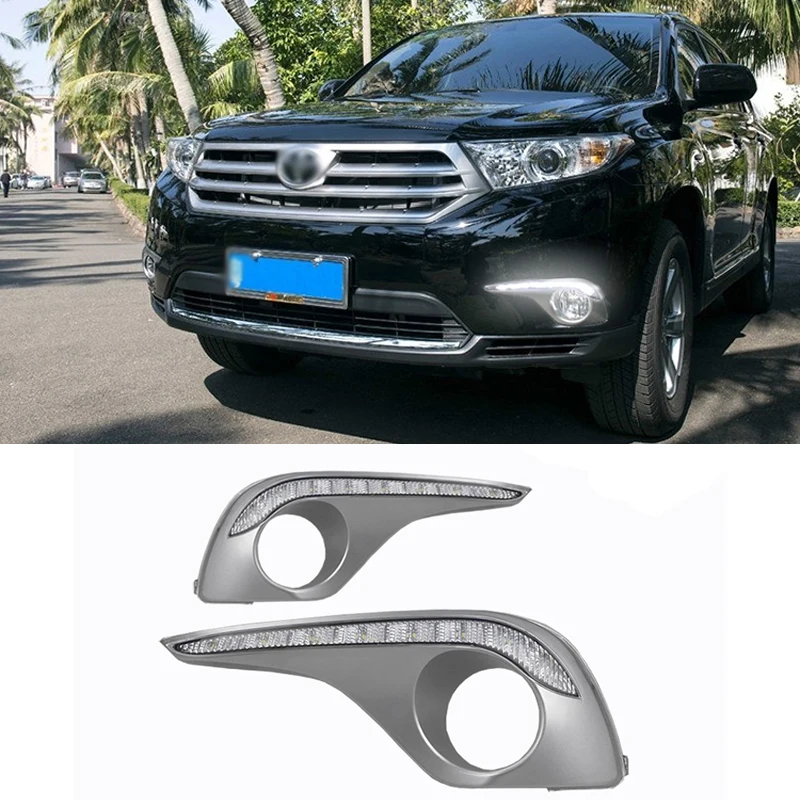 Ownsun Original Size Fog Light Replacement to Daylight DRL With Yellow Turning Lights for Toyota Highlander 2012-2014
Ownsun Original Size Fog Light Replacement to Daylight DRL With Yellow Turning Lights for Toyota Highlander 2012-2014