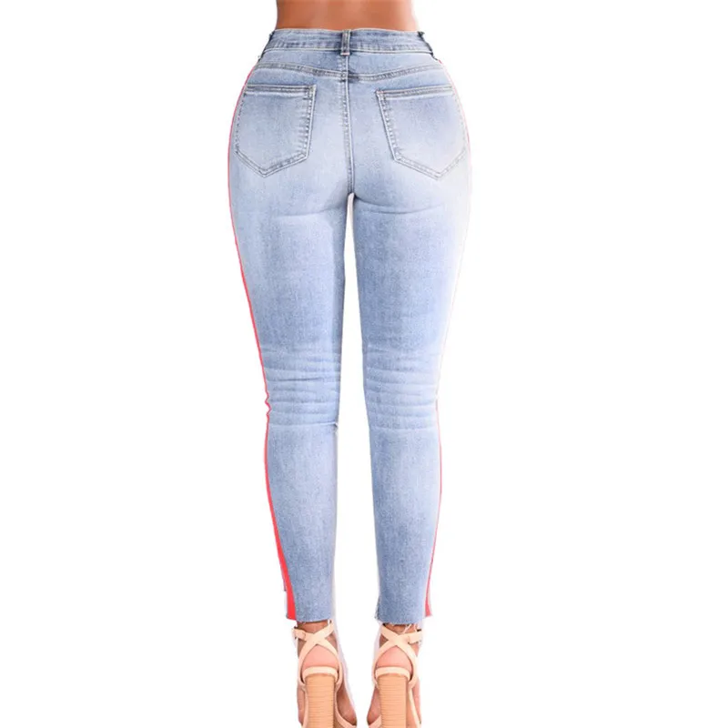 Jeans Fashion Cotton side bar Jeans For Ladies Skinny Plus Size S-XXXL Woman Jeans Streetwear Casual Denim Pants
Jeans Fashion Cotton side bar Jeans For Ladies Skinny Plus Size S-XXXL Woman Jeans Streetwear Casual Denim Pants