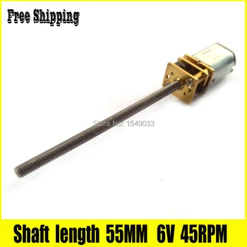 DC 6V stepper motor 45RPM The maximum shaft length 55MM high torque gear box motor micro gearmotorsCNC motor Torque 0.9KG*CM
DC 6V stepper motor 45RPM The maximum shaft length 55MM high torque gear box motor micro gearmotorsCNC motor Torque 0.9KG*CM