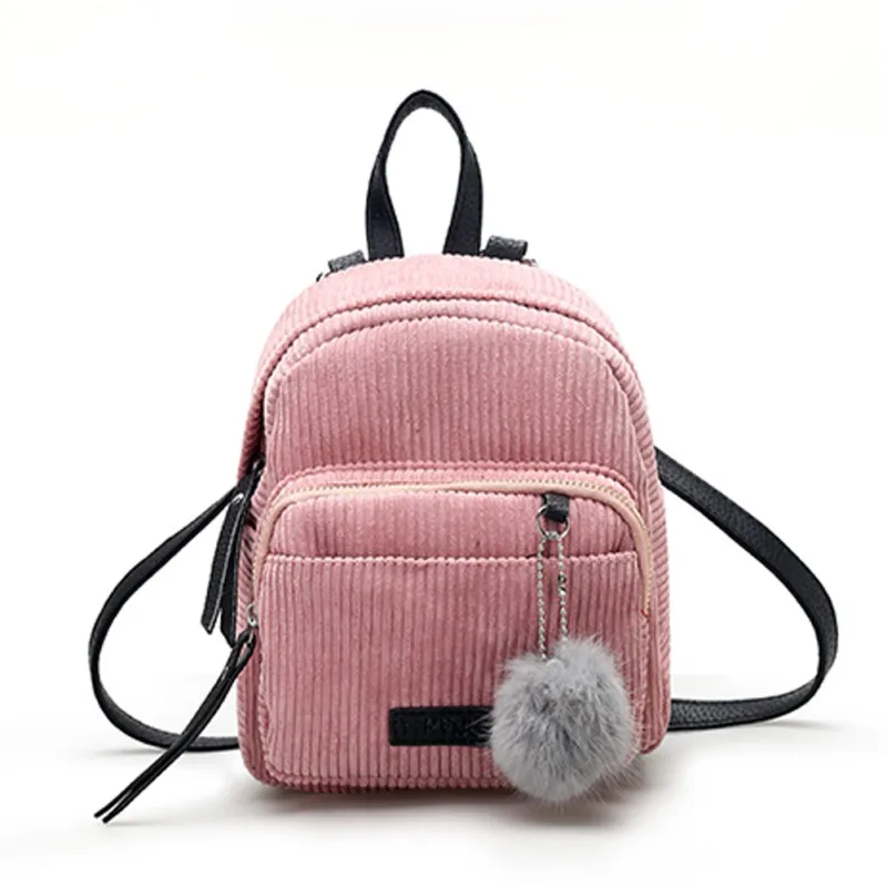 2019 Canvas Women Fashion Girls Casual Mini Backpack Fuzzy Ball Zipper Bags Removable Straps Bagpack Mochilas Mujer
2019 Canvas Women Fashion Girls Casual Mini Backpack Fuzzy Ball Zipper Bags Removable Straps Bagpack Mochilas Mujer
