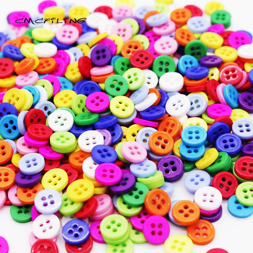 CMCYILING 4 Holes Resin Buttons For Scrapbooking Small Buttons Round Decorative Buttons For Sewing Craft Children Botones 500Pcs
CMCYILING 4 Holes Resin Buttons For Scrapbooking Small Buttons Round Decorative Buttons For Sewing Craft Children Botones 500Pcs