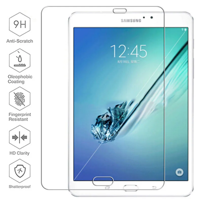 Для Samsung Galaxy Tab A T355 стекло T350 8 0 2017 T380 T385 Active 11 T390 T395 Закаленное Защитная пленка для