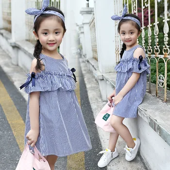 New Pattern Fresh Fashion Girl Leisure Lovely All-match Strapless Wind Blue Dress
New Pattern Fresh Fashion Girl Leisure Lovely All-match Strapless Wind Blue Dress