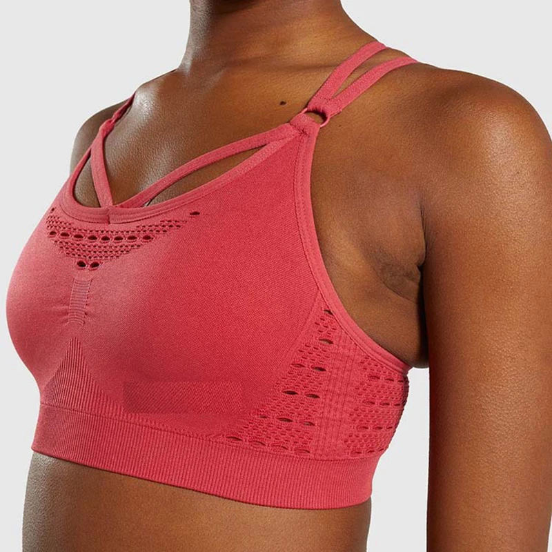 New Seamless Sports Bra Women Running Adjustable Strappy Yoga Bra With Removable Pads Brassiere Sport Fitness Top Active Wear
New Seamless Sports Bra Women Running Adjustable Strappy Yoga Bra With Removable Pads Brassiere Sport Fitness Top Active Wear