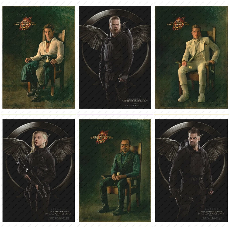 The Hunger Games actress Jennifer Lawrence mocked bird movie Poster kraft paper/White Kraft Poster/Wall sticker
The Hunger Games actress Jennifer Lawrence mocked bird movie Poster kraft paper/White Kraft Poster/Wall sticker
