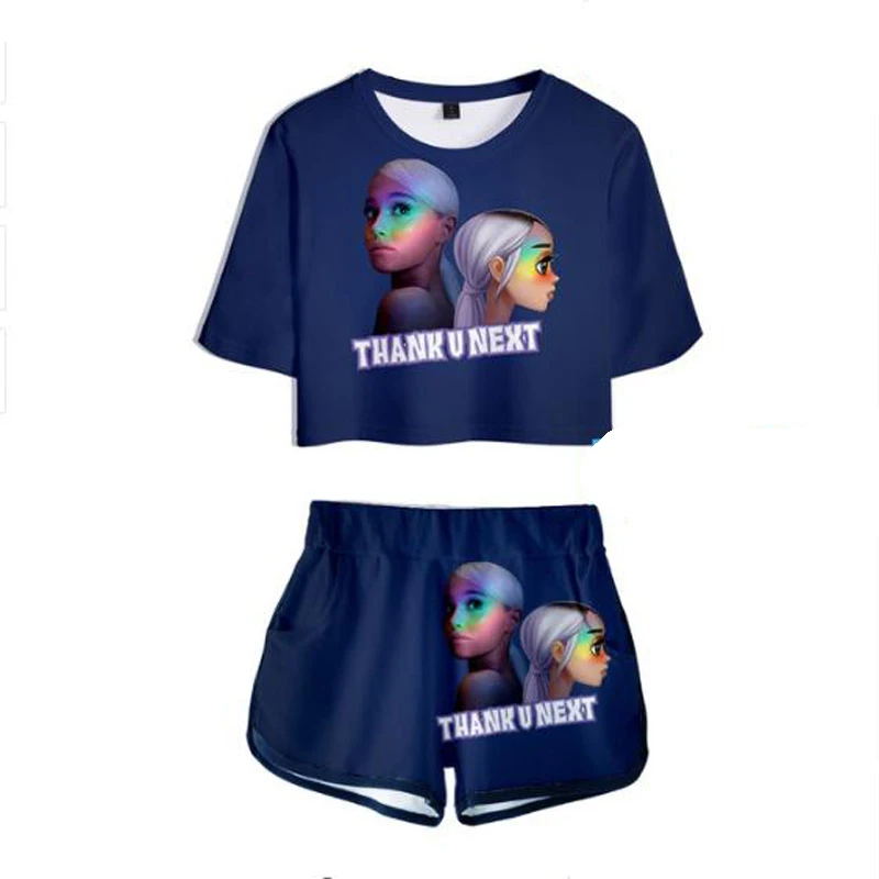 Women Two Piece Outfits Thank u next Ariana Grande 3D Printed 2 Piece Set Crop Top and Short Pants Tracksuit For Women Sets
Women Two Piece Outfits Thank u next Ariana Grande 3D Printed 2 Piece Set Crop Top and Short Pants Tracksuit For Women Sets