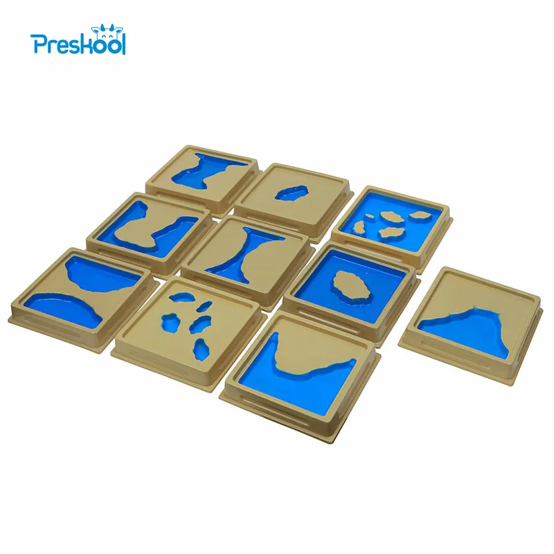 Baby Toy Montessori Geography Mould Land and Water Form Trays Set 1 Set 2 Early Childhood Education Kids Brinquedos Juguetes
Baby Toy Montessori Geography Mould Land and Water Form Trays Set 1 Set 2 Early Childhood Education Kids Brinquedos Juguetes