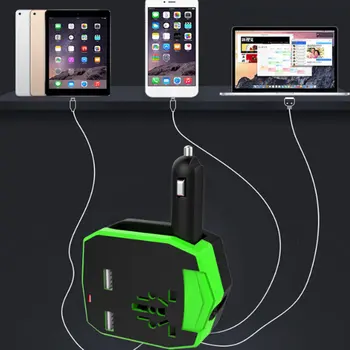 Universal Cars Convertor Multifunctional USB Autos Charger Adapter Quick Charging 100-250V AC For Electronic Digital Products
Universal Cars Convertor Multifunctional USB Autos Charger Adapter Quick Charging 100-250V AC For Electronic Digital Products