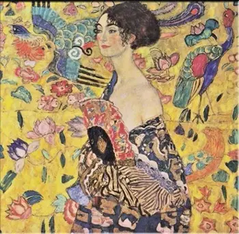 100%Handmade Gustav Klimt Oil Painting on Canvas Classic wall art decor Lady with Fan 24x24"
100%Handmade Gustav Klimt Oil Painting on Canvas Classic wall art decor Lady with Fan 24x24"