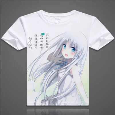 Anohana T-shirt Honma Meiko Cosplay T Shirt Fashion Anime Cotton Tops Tee For Men Women
Anohana T-shirt Honma Meiko Cosplay T Shirt Fashion Anime Cotton Tops Tee For Men Women