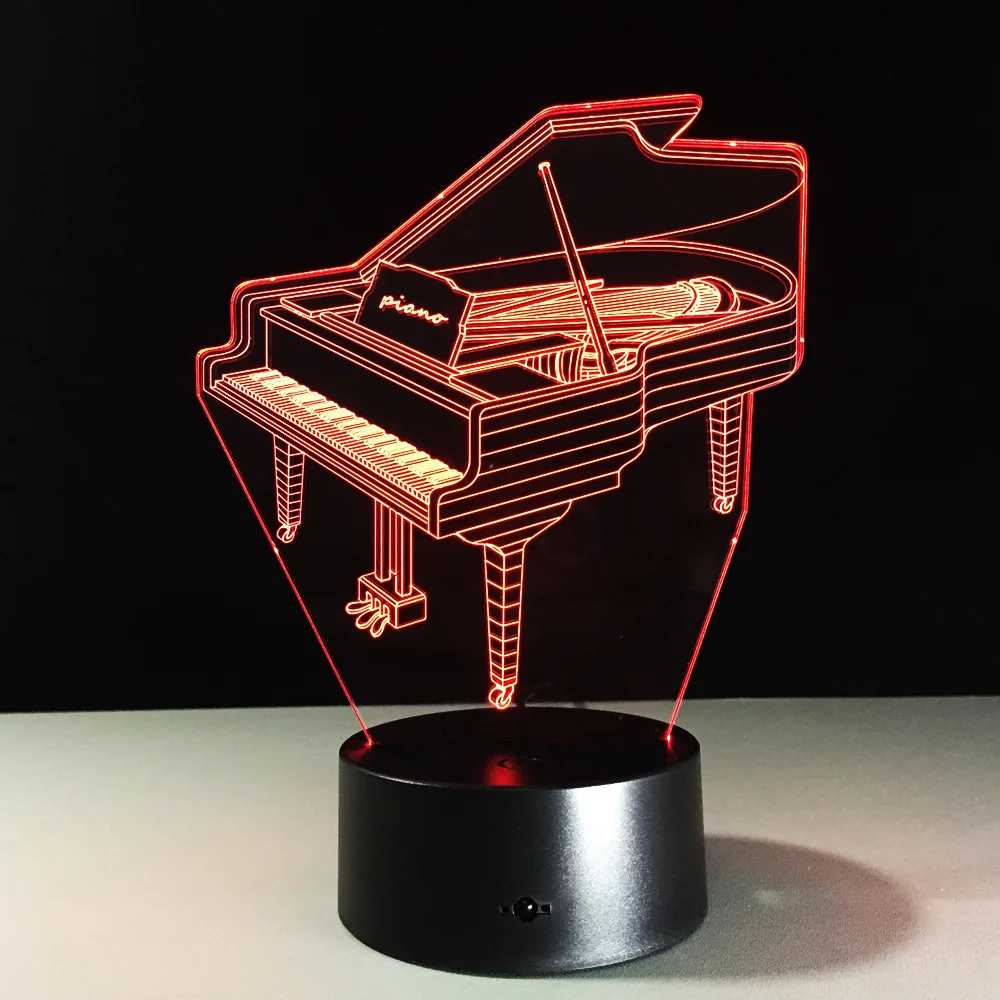 3D Piano Decorative Table Lamp Saxophone Orchestral Music Gifts Indoor Home Decoration Multi-color Changes LED Night Lighting
3D Piano Decorative Table Lamp Saxophone Orchestral Music Gifts Indoor Home Decoration Multi-color Changes LED Night Lighting
