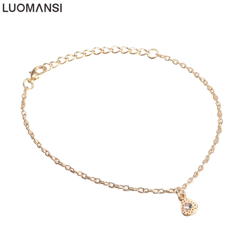 Luomansi Rose Gold Color Anklet Bracelet On The Leg Fashion Water Droplets Female Anklets Barefoot For Women Beach Foot Jewelry
Luomansi Rose Gold Color Anklet Bracelet On The Leg Fashion Water Droplets Female Anklets Barefoot For Women Beach Foot Jewelry
