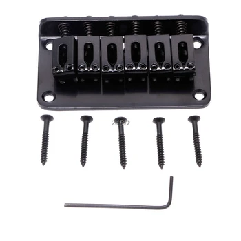Guitar Parts Guitar Hardtail Bridge For Electric Guitar 6 String Black With Screws Musical Instruments Gear JUL03_17
Guitar Parts Guitar Hardtail Bridge For Electric Guitar 6 String Black With Screws Musical Instruments Gear JUL03_17