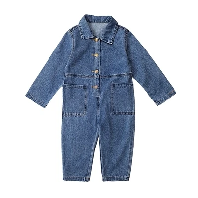 Girls baby Jumpsuit in spring 2019 new fashion version baby's loose denim climbing suit
Girls baby Jumpsuit in spring 2019 new fashion version baby's loose denim climbing suit