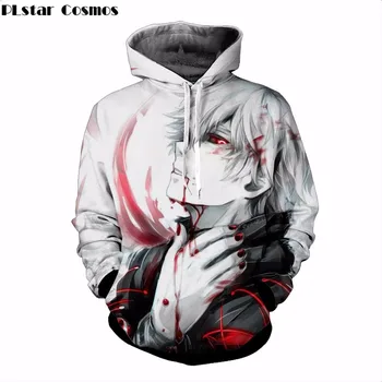 PLstar Cosmos 2018 Autumn New Fashion Women/Men 3d Hoodies Anime Tokyo Ghoul Ken Kaneki print Sweatshirt casual Tracksuit 
PLstar Cosmos 2018 Autumn New Fashion Women/Men 3d Hoodies Anime Tokyo Ghoul Ken Kaneki print Sweatshirt casual Tracksuit