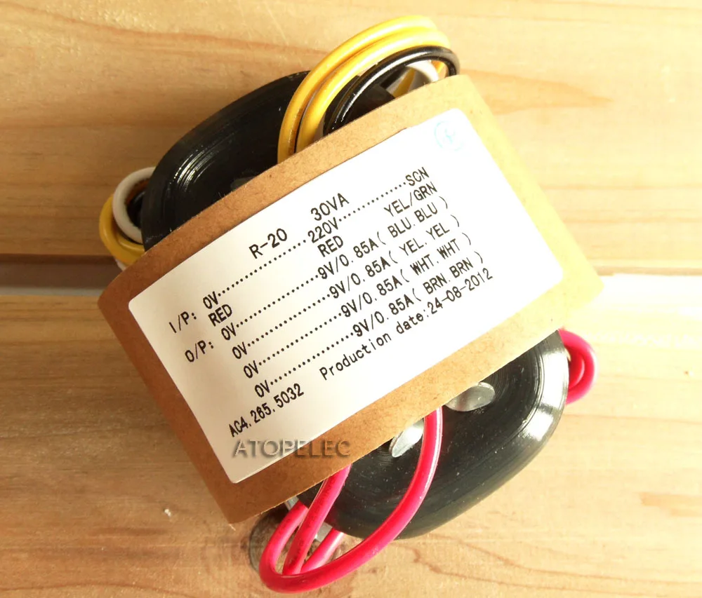 220V 30W R-Core Transformer 9V+9V+9V+9V for Audio Amplifier Preamp AMP DAC R Core | Обустройство дома