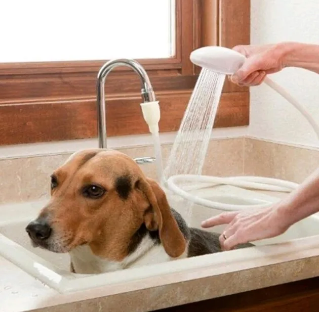 Home Portable 1PC Pet Cats Dogs Bath Shower Hot Selling Pet Multi-functional White Tap Spray Head Pet Washing Hair Wash Shower
Home Portable 1PC Pet Cats Dogs Bath Shower Hot Selling Pet Multi-functional White Tap Spray Head Pet Washing Hair Wash Shower
