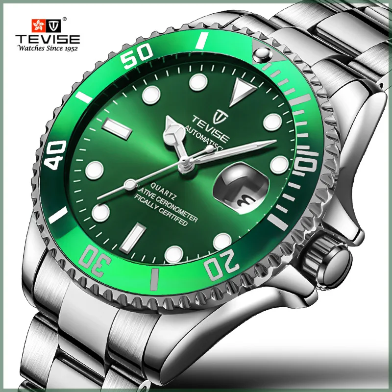 TEVISE Mens Watches Top Brand Luxury Business Steel Men's Quartz Watch Sport Military Watch Wrist Male Clock Relogio Masculino
TEVISE Mens Watches Top Brand Luxury Business Steel Men's Quartz Watch Sport Military Watch Wrist Male Clock Relogio Masculino