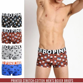 Men's Underwear Super Cool Cartoon Printed Cotton Men's Flat-angle knickers briefs fashion Elastic cotton Underpants Sexy
Men's Underwear Super Cool Cartoon Printed Cotton Men's Flat-angle knickers briefs fashion Elastic cotton Underpants Sexy