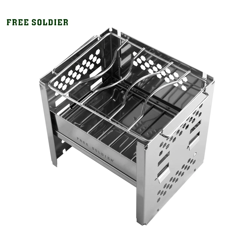 FREE SOLDIER outdoor multi-function portable grill field small-scale thick folding barbecue home grilling tools
FREE SOLDIER outdoor multi-function portable grill field small-scale thick folding barbecue home grilling tools