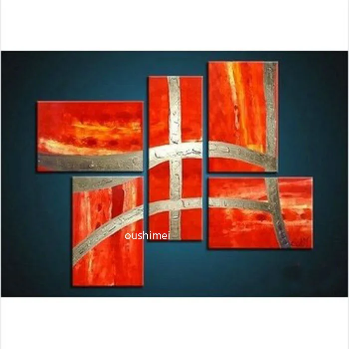 

Handmade Modern Pictures On Canvas Abstract Oil Painting No Frame Landscape Handpainting Wall Artwork Decorative Hang Paintings