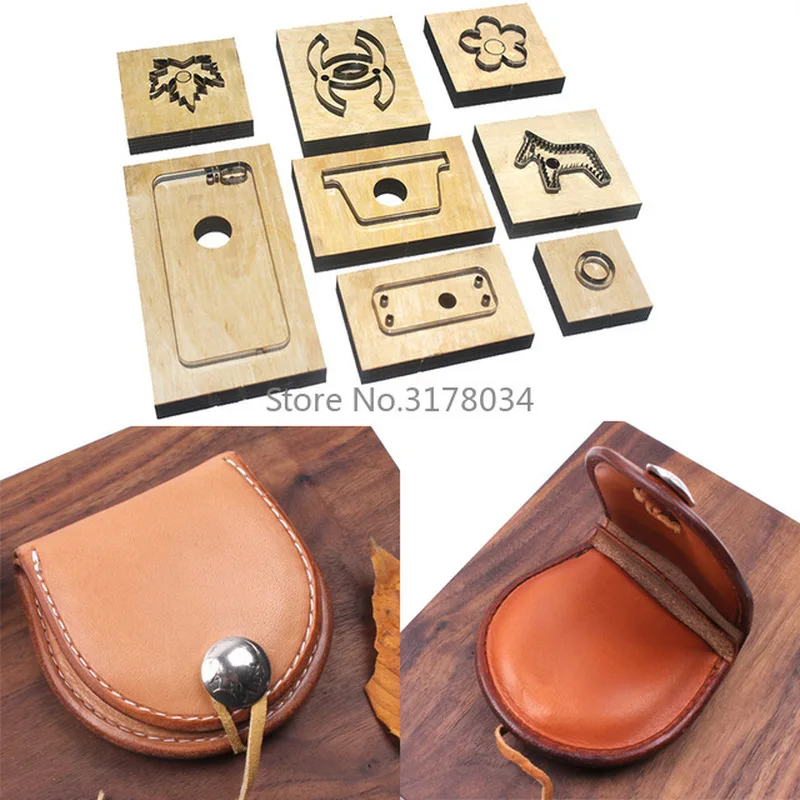 2019 Japan Steel Blade Rule Die Cut Punch Coin Bag Cutting Mold Wood Dies for Leather Cutter Crafts 110x105mm | Дом и сад