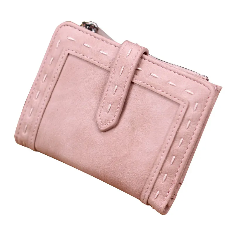 Fashion Design Short Women Wallet Zipper Ladies PU Leather Coin Purses Bifold Hasp Female Purse Simple Cheap Womens Wallets
Fashion Design Short Women Wallet Zipper Ladies PU Leather Coin Purses Bifold Hasp Female Purse Simple Cheap Womens Wallets