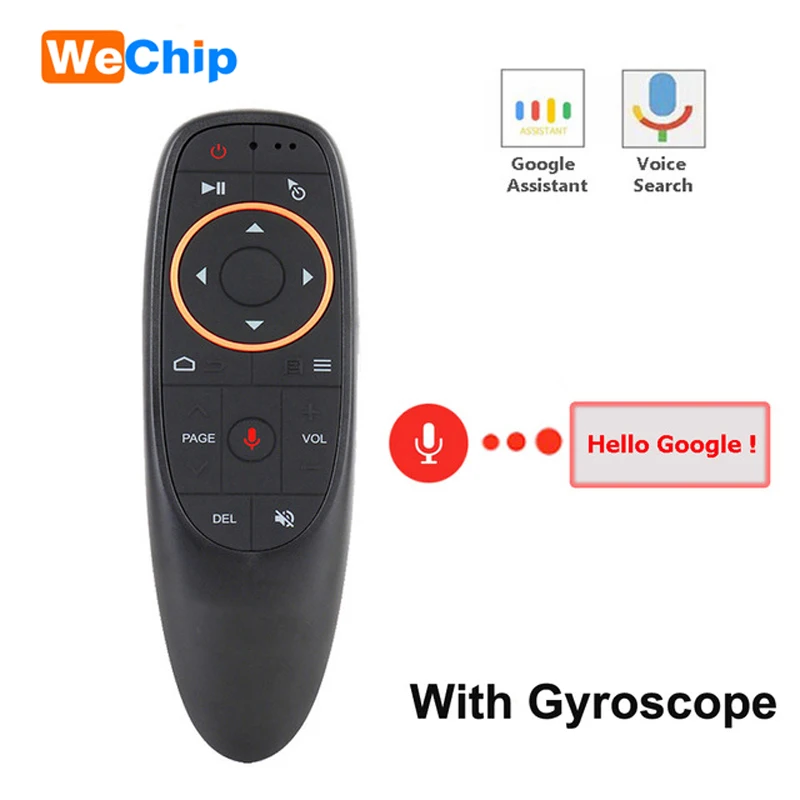 G10 2.4G Voice Air Mouse 6 axis Gyroscope Fly Mouse Add IR Learning Function Work With Android Box TV PK Wechip W1 For X96 mini
G10 2.4G Voice Air Mouse 6 axis Gyroscope Fly Mouse Add IR Learning Function Work With Android Box TV PK Wechip W1 For X96 mini