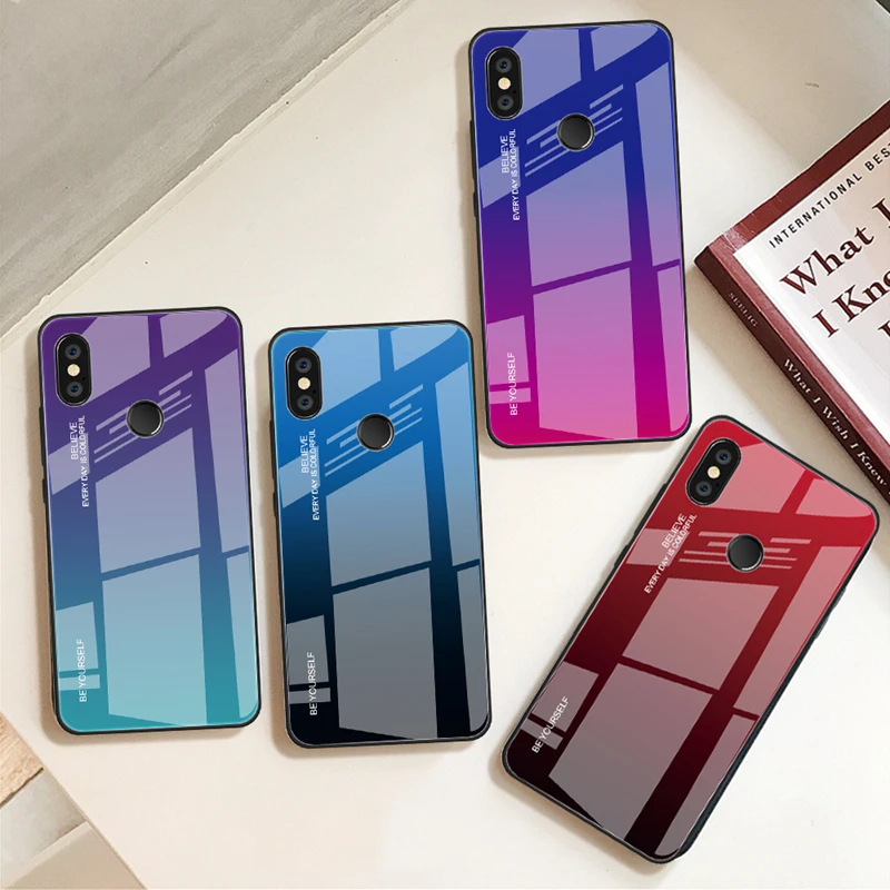 For Xiaomi Redmi Note 5 7 6 Pro 6A Gradient Tempered Glass Case Cover For Xiaomi A2 Lite A1 9 Mi8 Mi6X Mi9 SE F1 Aurora Cases
For Xiaomi Redmi Note 5 7 6 Pro 6A Gradient Tempered Glass Case Cover For Xiaomi A2 Lite A1 9 Mi8 Mi6X Mi9 SE F1 Aurora Cases