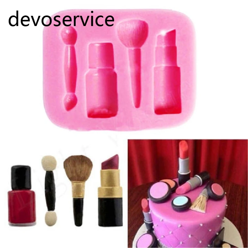 Makeup Tools Silicone mould Design Lipstick Fondant Cake Mould 3D Soap Chocolate Decorative Baking Bakeware Kitchen Accessories
Makeup Tools Silicone mould Design Lipstick Fondant Cake Mould 3D Soap Chocolate Decorative Baking Bakeware Kitchen Accessories