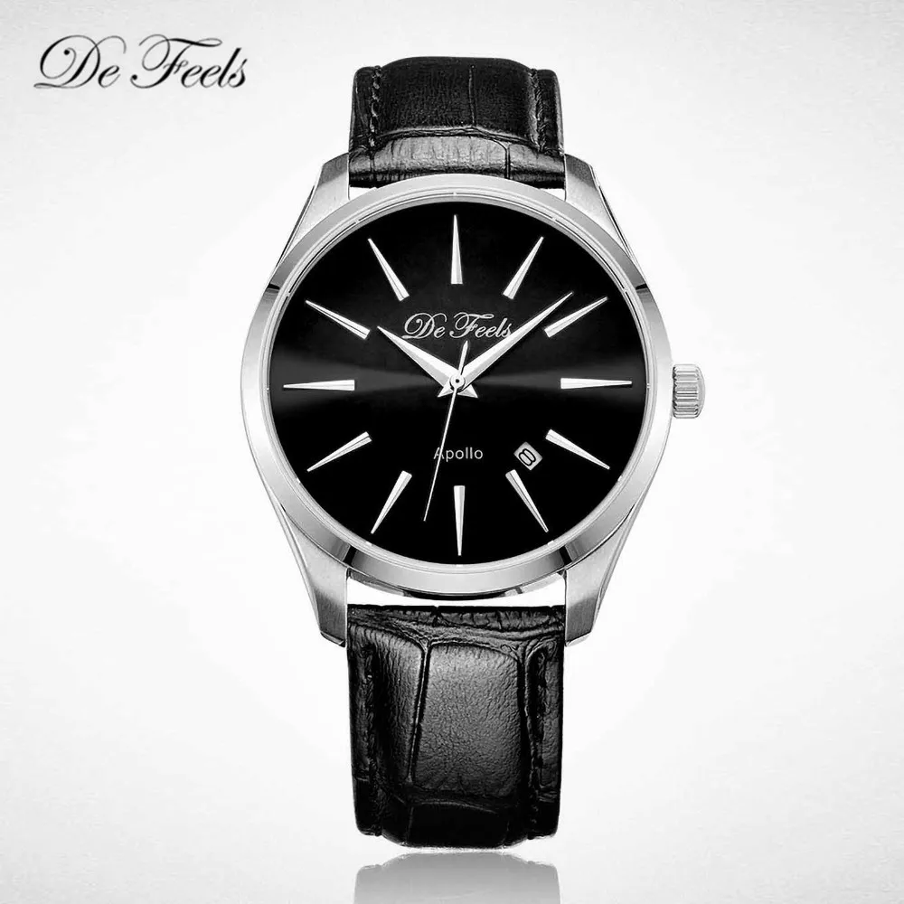 De Feels Quartz Men Watch Sun Pattern Sculpture Sapphire Crystal Glass Leather Strap Mirror Japan MIYOTA Movt Relogio Masculino
De Feels Quartz Men Watch Sun Pattern Sculpture Sapphire Crystal Glass Leather Strap Mirror Japan MIYOTA Movt Relogio Masculino
