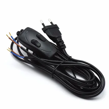 2*0.75mm2 Europe Plug Lamp Power Cord with Double Control Switch VDE Lamp Switch Wire 308 Switch Electrical Cable 2.5/3.6Meters
2*0.75mm2 Europe Plug Lamp Power Cord with Double Control Switch VDE Lamp Switch Wire 308 Switch Electrical Cable 2.5/3.6Meters